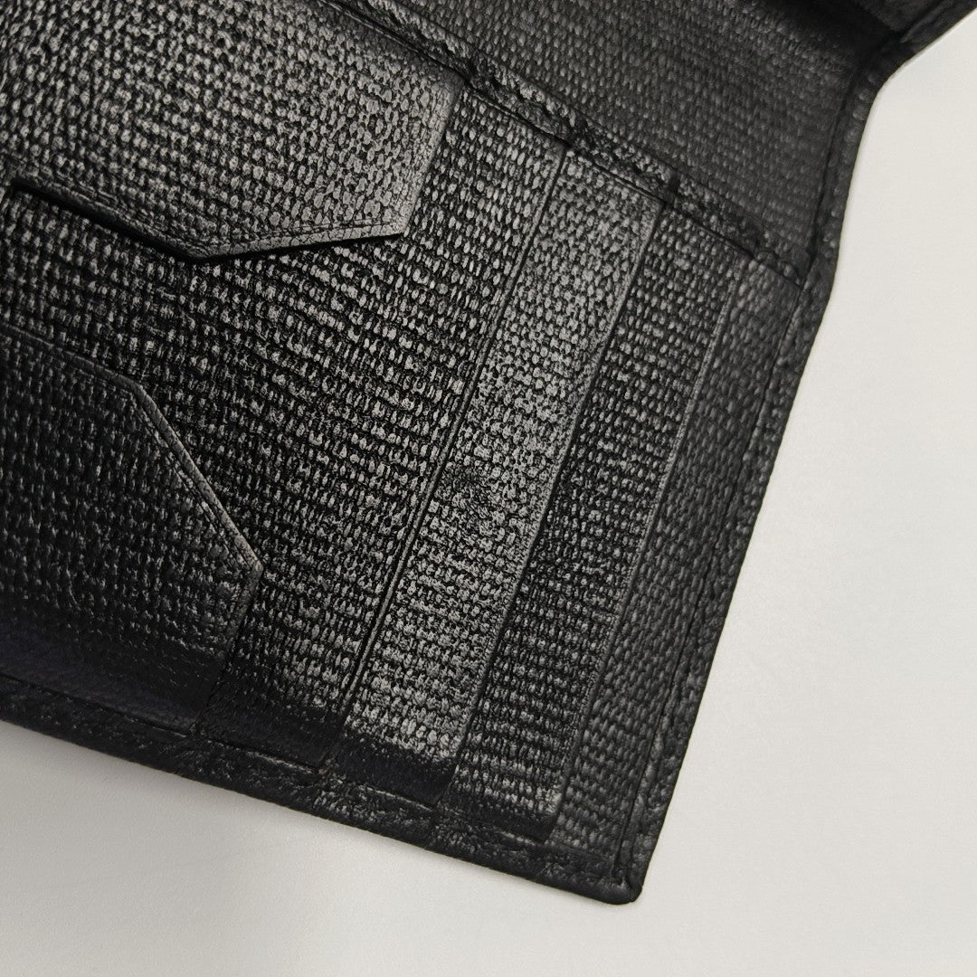 Calfskin Card Holder Black