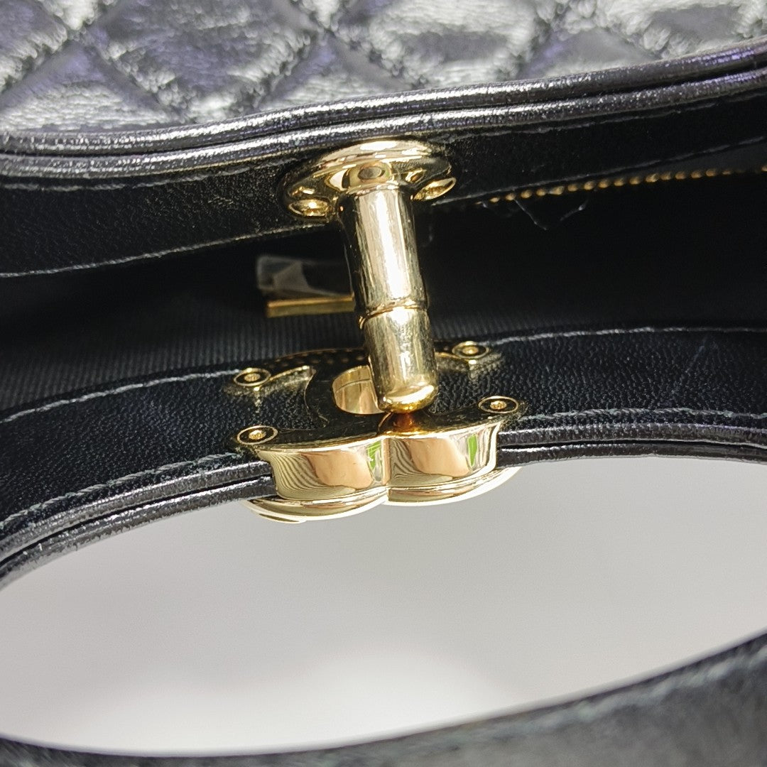 CHANEL 31 Mini Quilted Lambskin Black