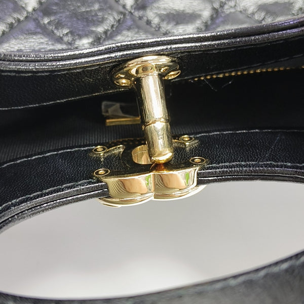 CHANEL 31 Mini Quilted Lambskin Black