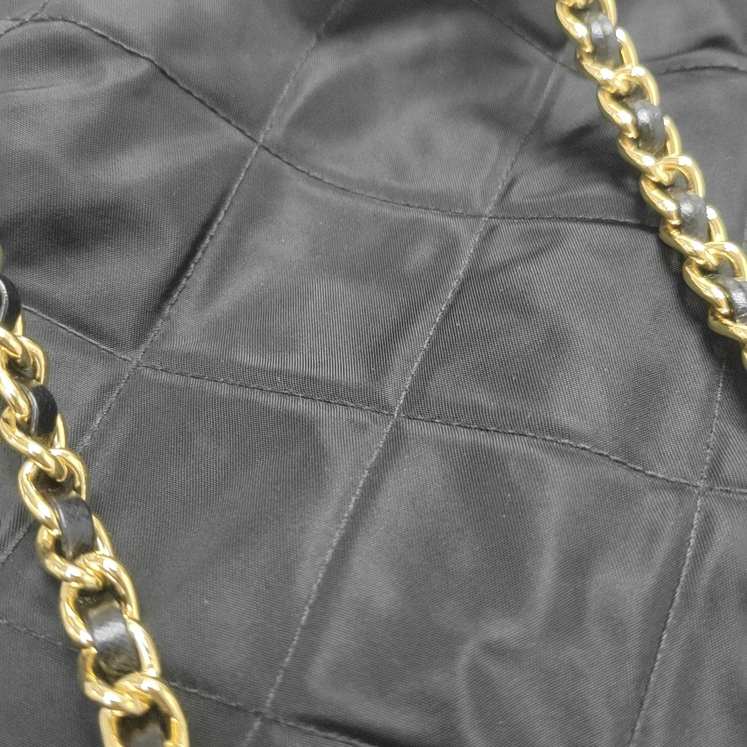 Re-Edition 1995 Chaîne Quilted Nylon Black