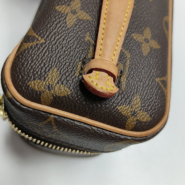 NICE Super Mini Monogram Coated Canvas Brown