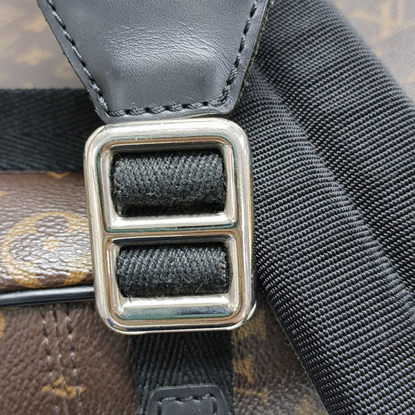 JOSH Monogram Coated Canvas Brown