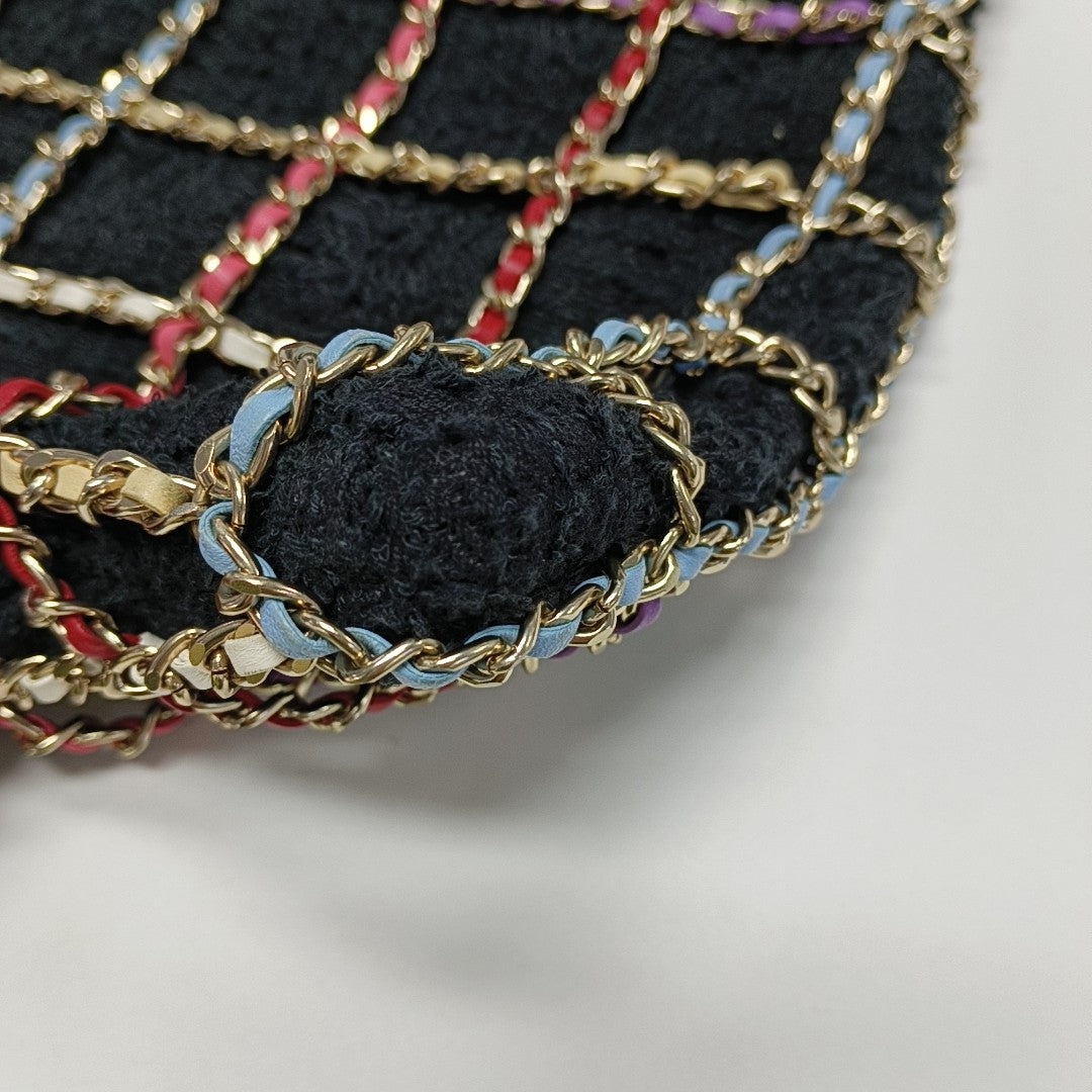 Fabric Top Handle Bag Black