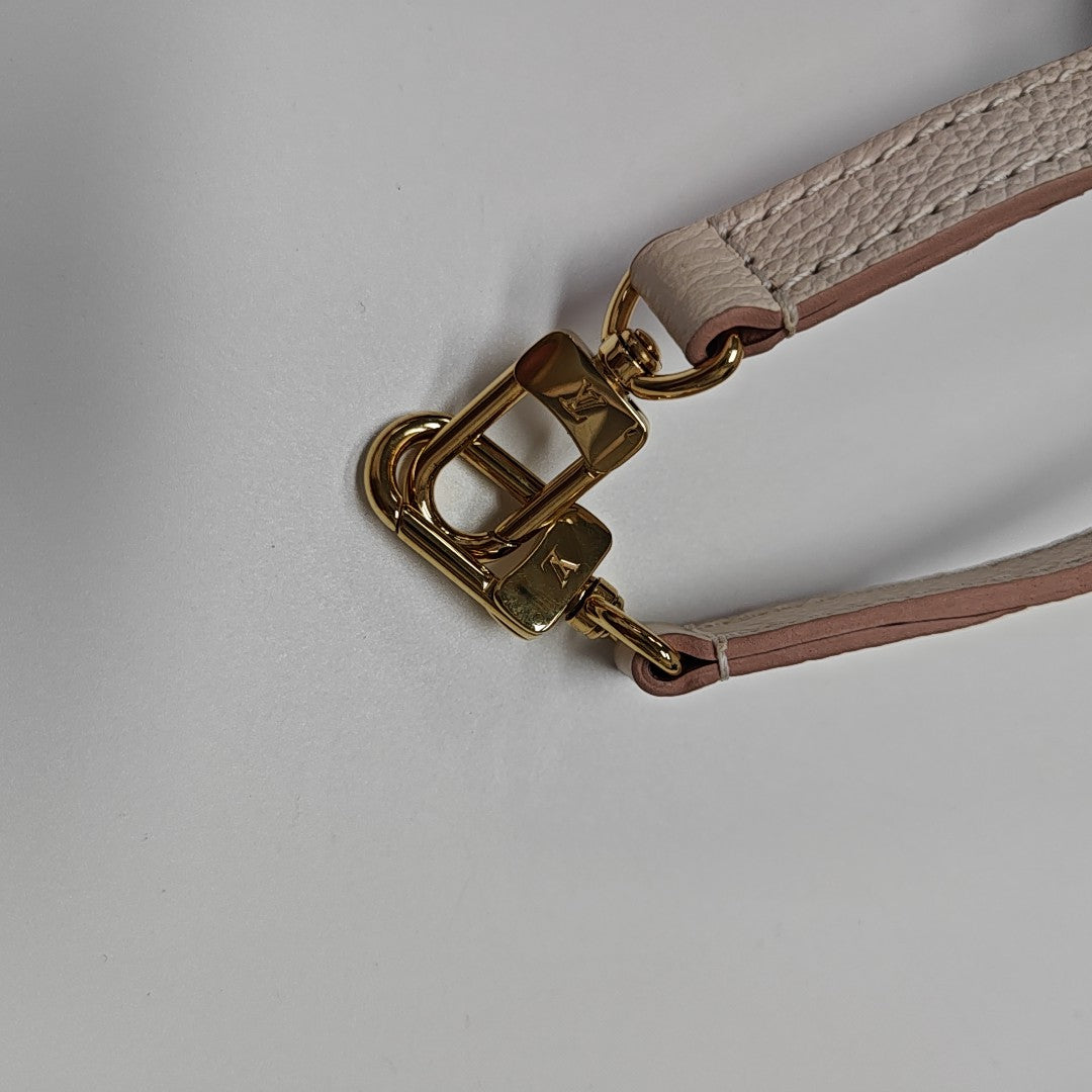 DIANE Nano Monogram Calfskin White