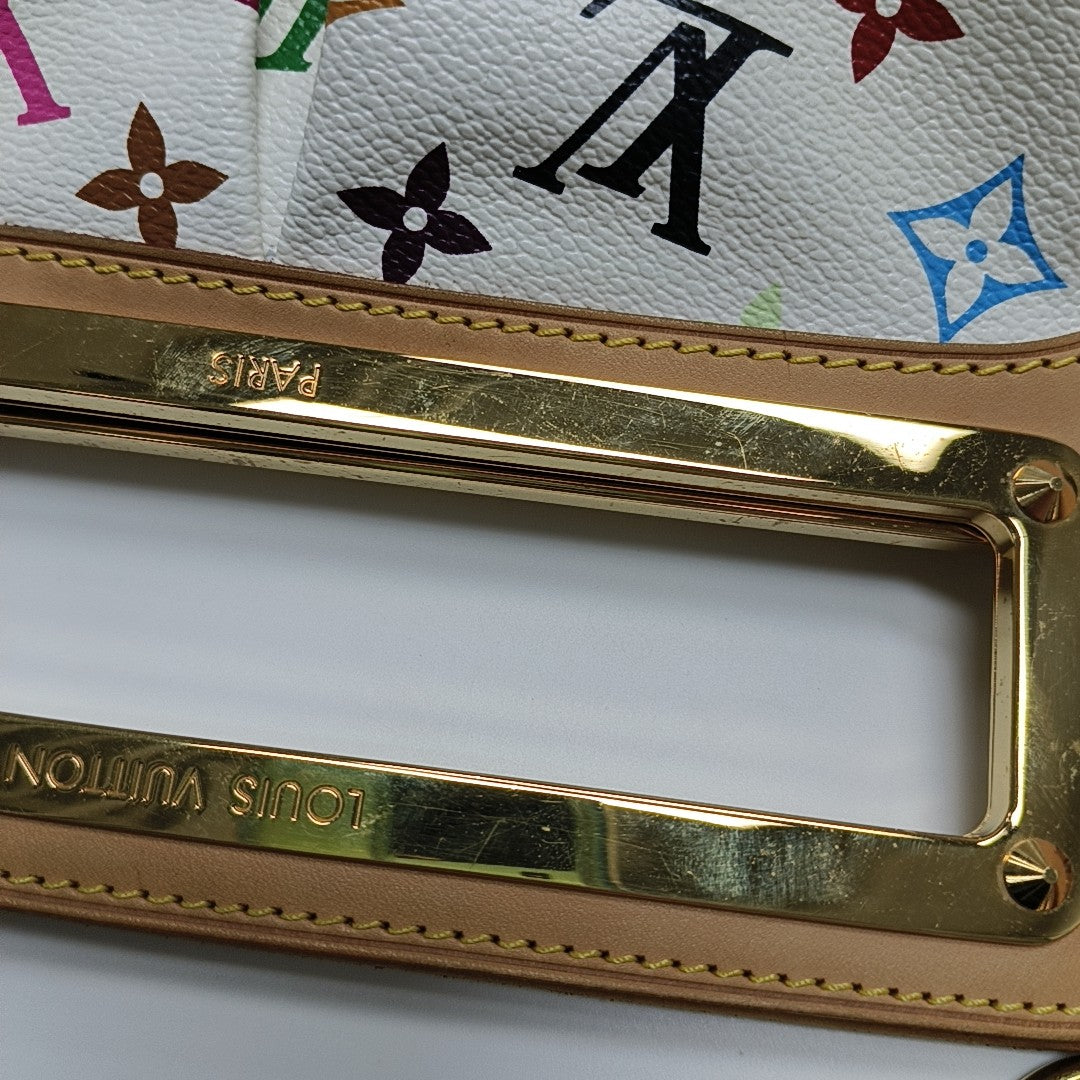 LV × TM JUDY Monogram Coated Canvas White