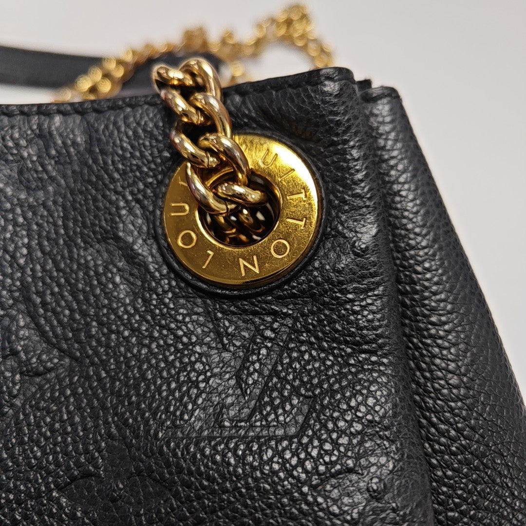 SURENE BB Monogram Calfskin Black