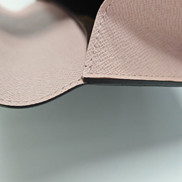 EMILIE Monogram Coated Canvas Brown Wallet