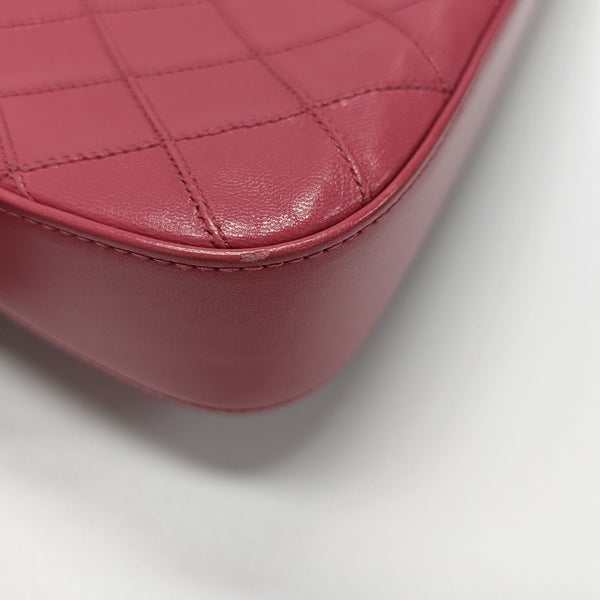 Quilted Lambskin Shoulder Bag Pink