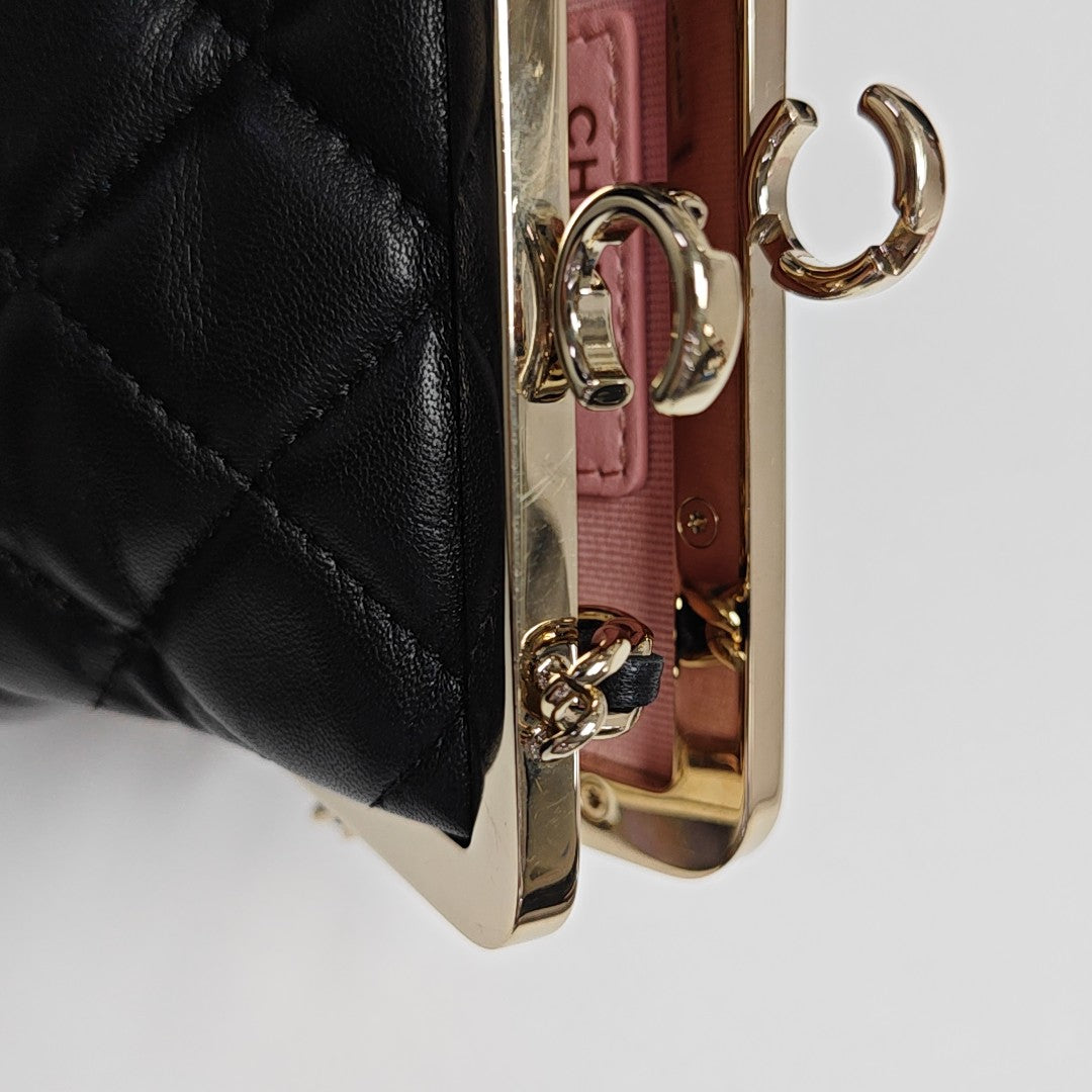 Quilted Lambskin Black