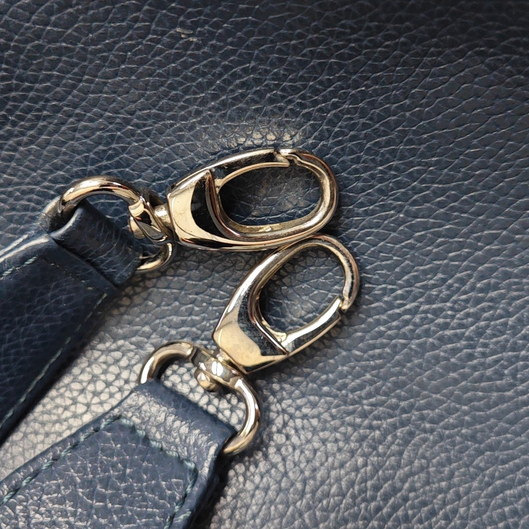 CERF Grained Calfskin Blue