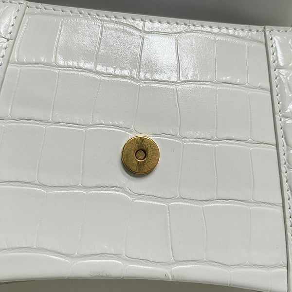 Hourglass S Calfskin White