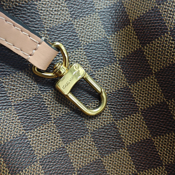 NÉONOÉ MM Damier Ebene Coated Canvas Brown