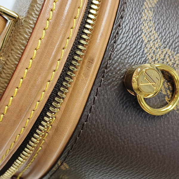 CANNES Monogram Coated Canvas Brown