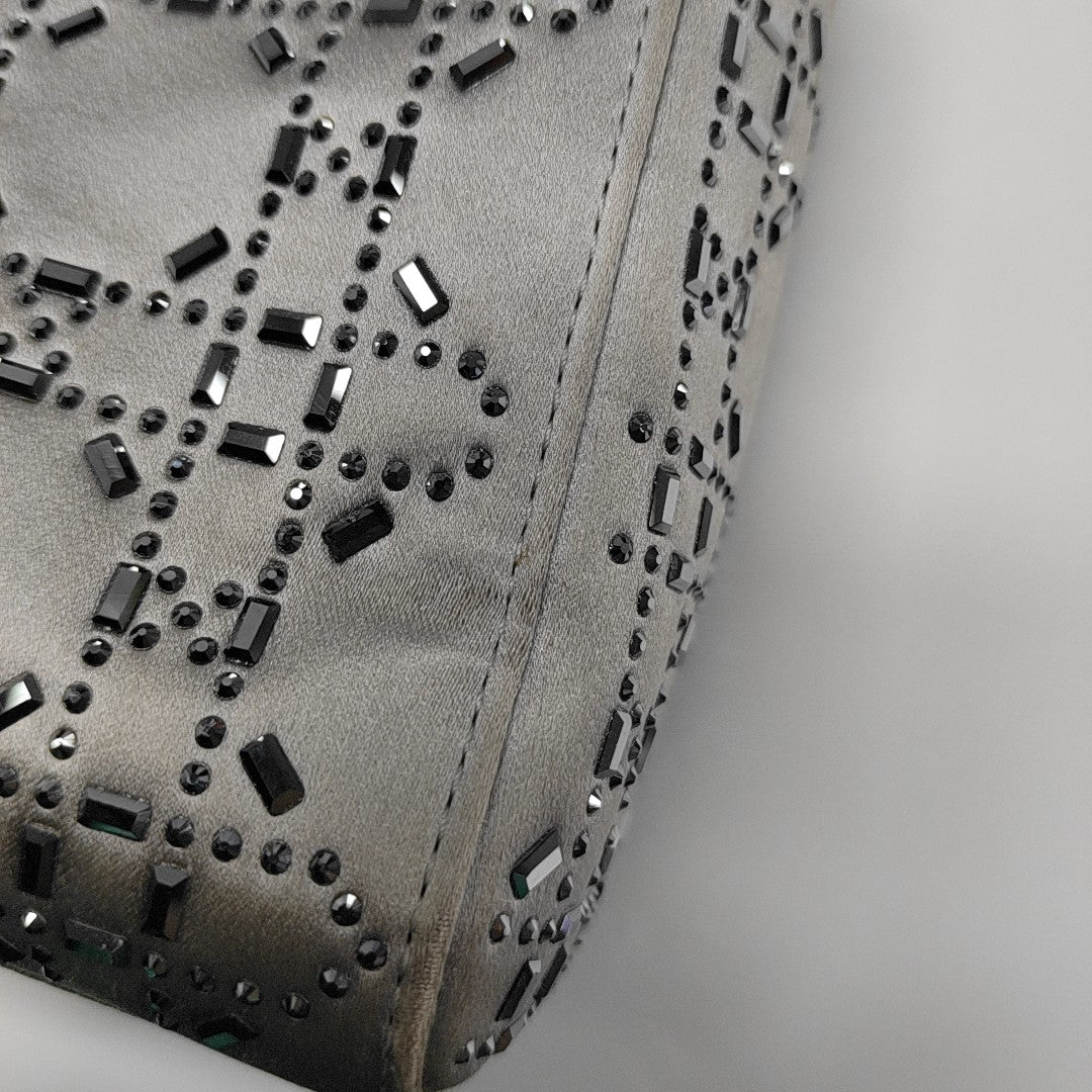 Lady Dior Mini Calfskin Gray