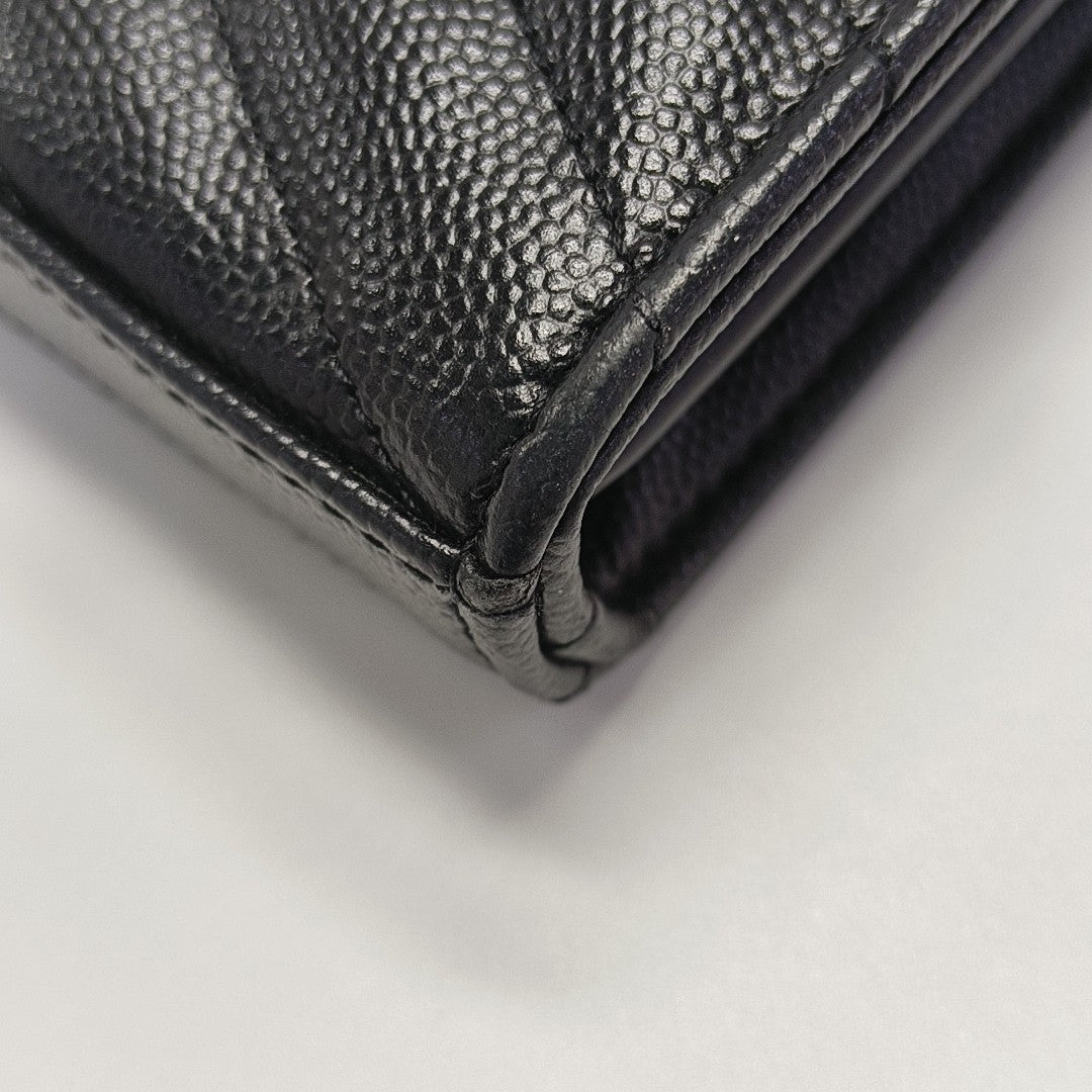 MONOGRAM Medium Chevron Calfskin Black