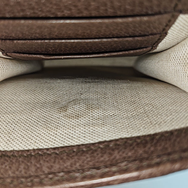 Ophidia Mini Monogram Coated Canvas Beige