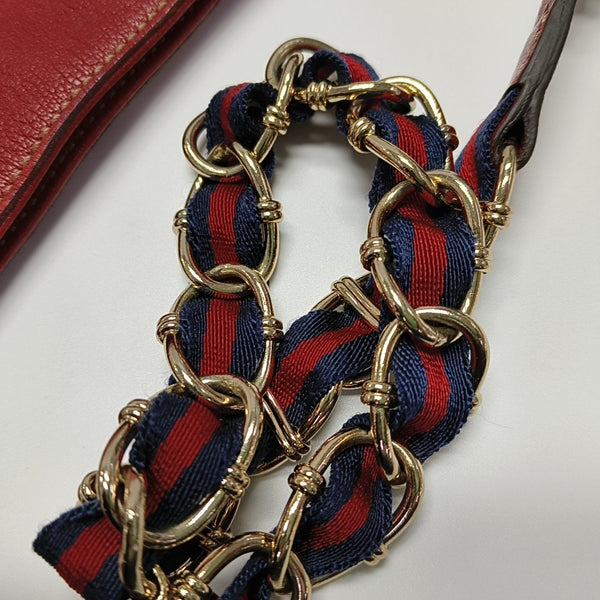 Calfskin Shoulder Bag Red