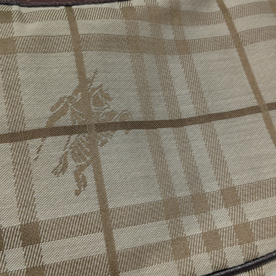 Canvas Top Handle Bag Brown