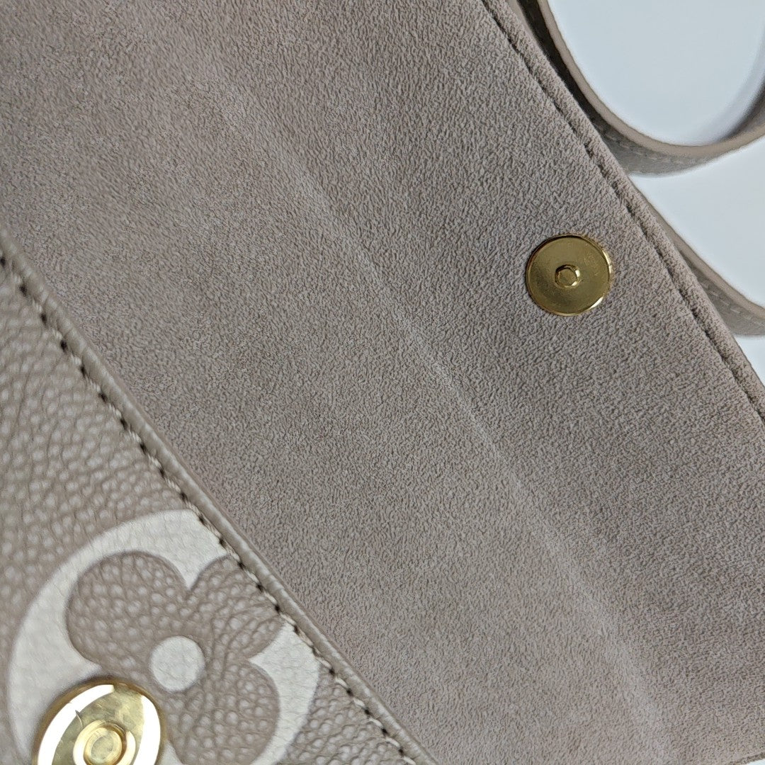 IVY Monogram Calfskin Gray