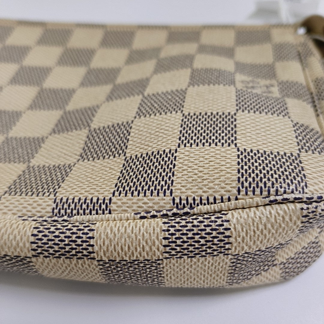 ACCESSOIRES GM Damier Azur Coated Canvas White