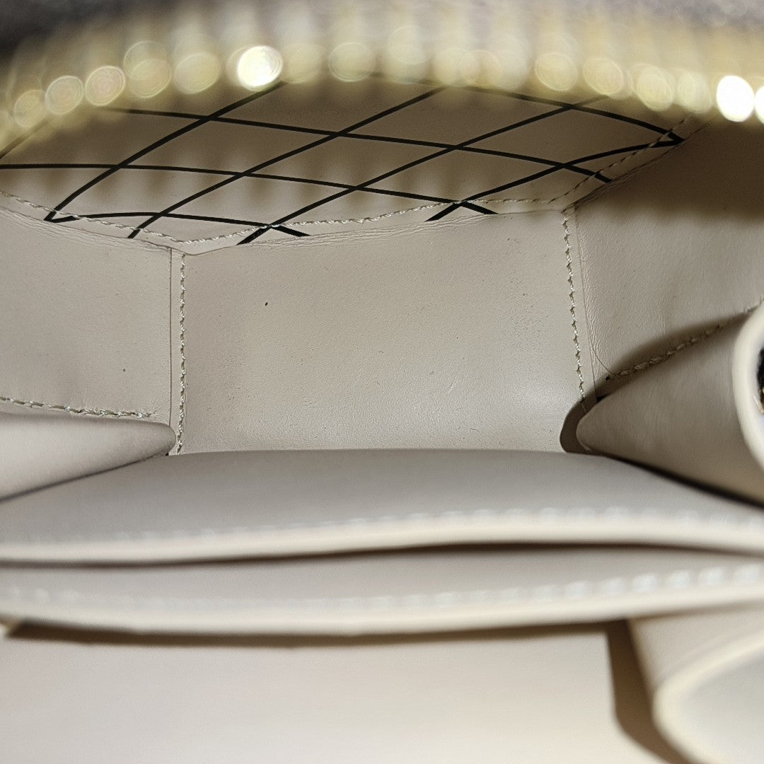 BOITE CHAPEAU Mini Monogram Coated Canvas Brown