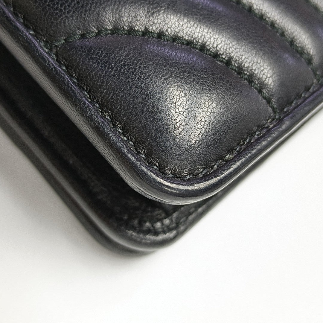 Diagramme Mini Quilted Lambskin Black