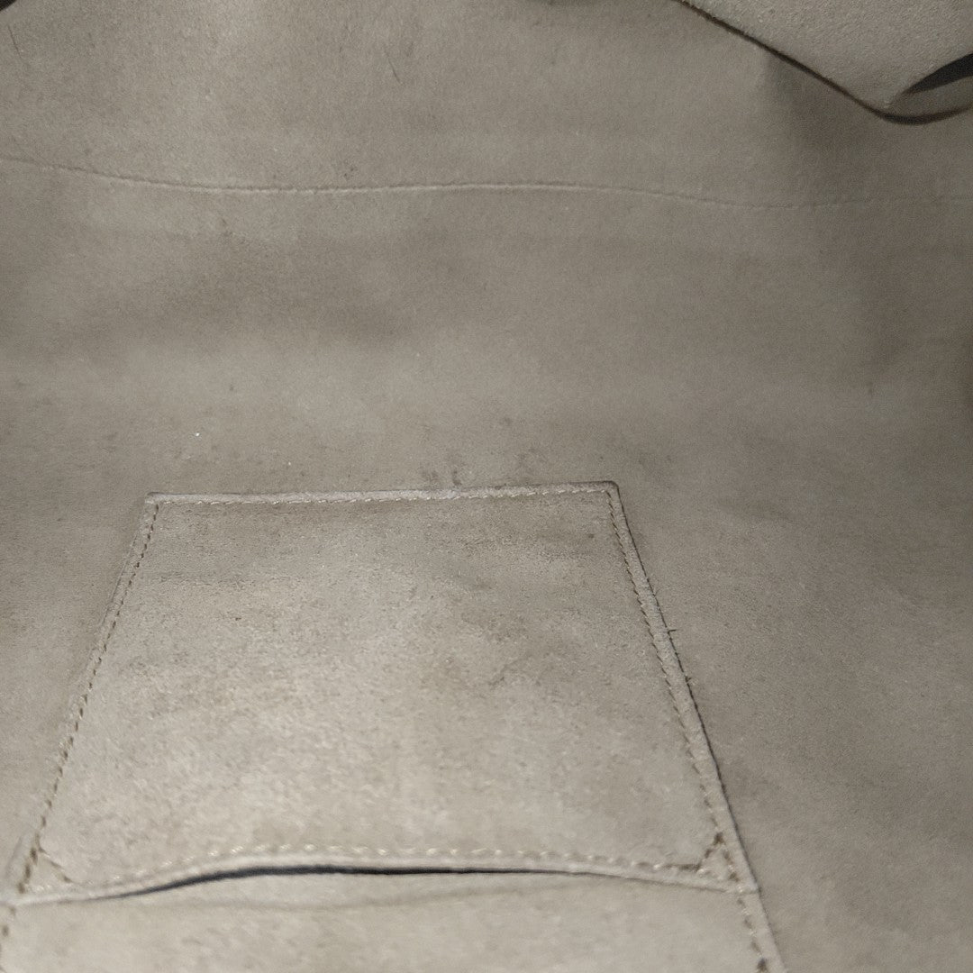 Padlock Medium Monogram Coated Canvas Beige