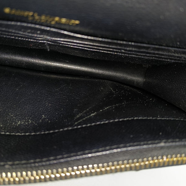 MONOGRAM WOC Chevron Calfskin Black