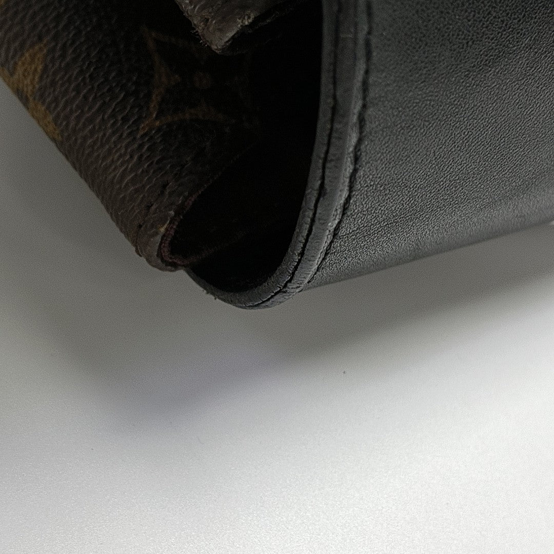 PALK Monogram Coated Canvas Brown