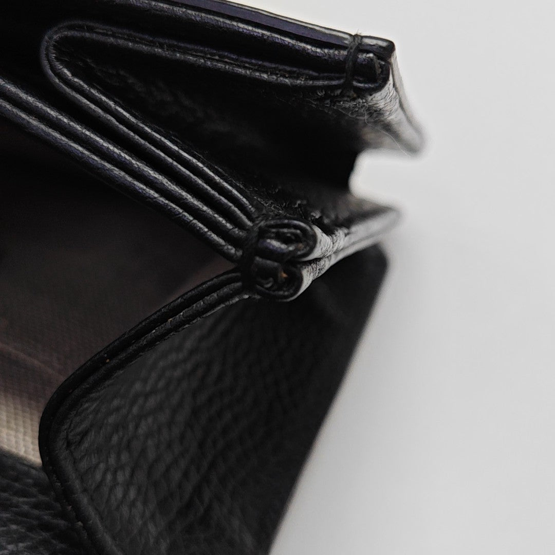 Interlocking G Small Calfskin Black