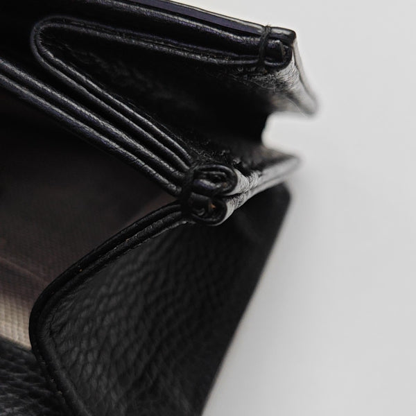 Interlocking G Small Calfskin Black