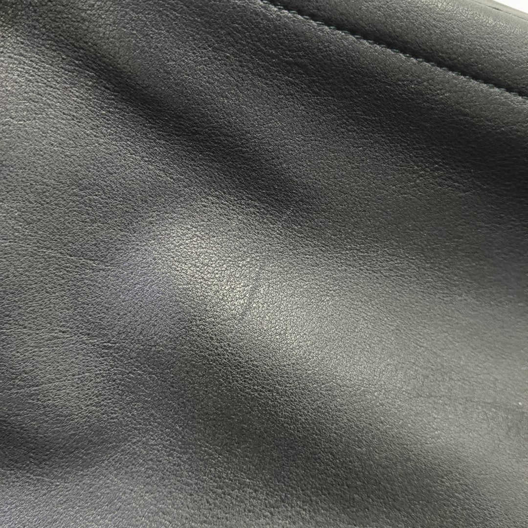 Calfskin Shoulder Bag Black