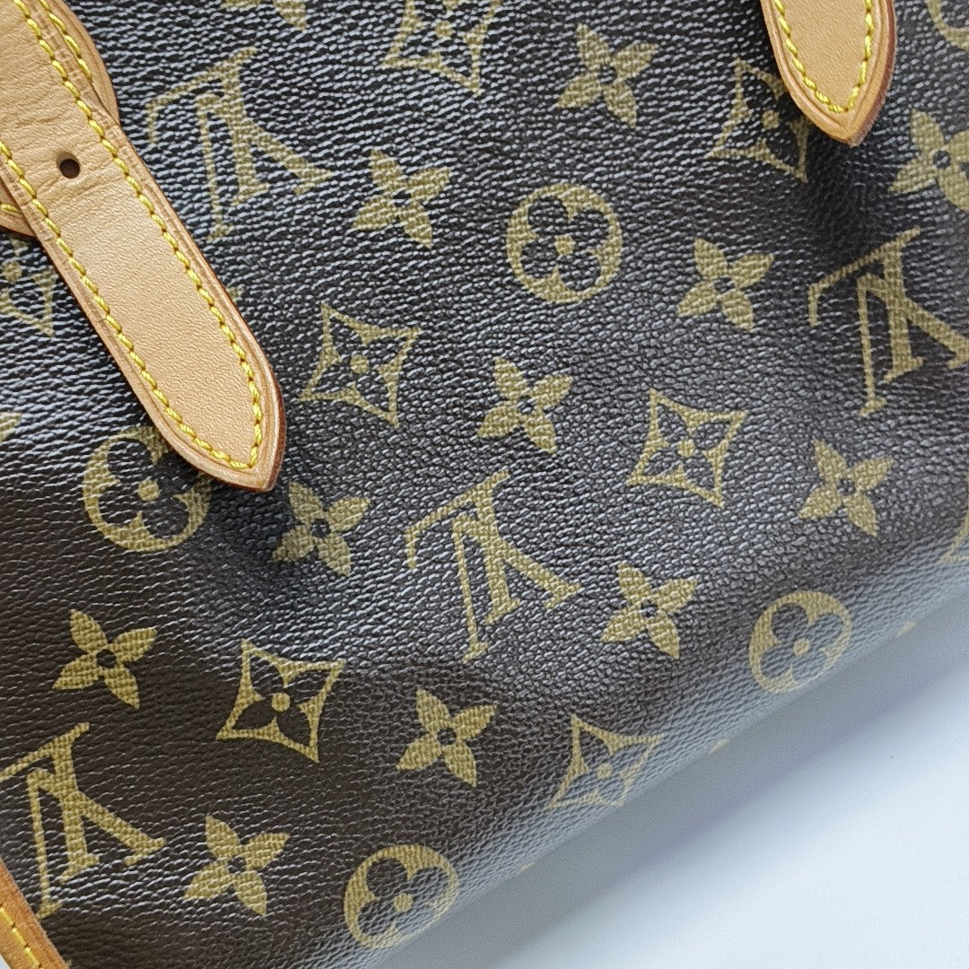 POPINCOURT Monogram Coated Canvas Brown