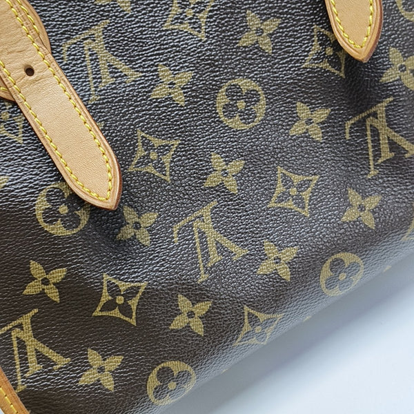 POPINCOURT Monogram Coated Canvas Brown