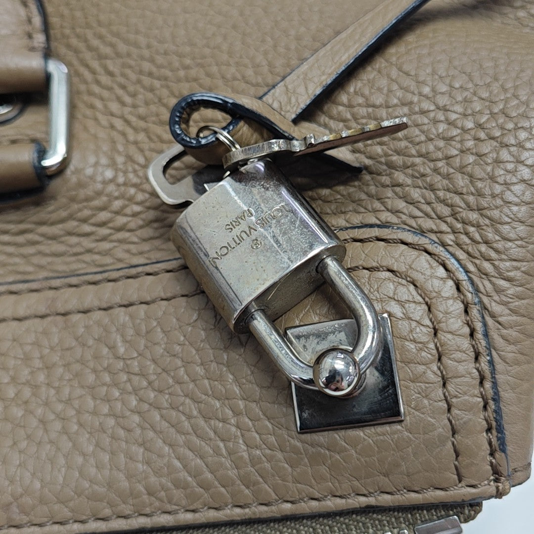 Calfskin Shoulder Bag Brown