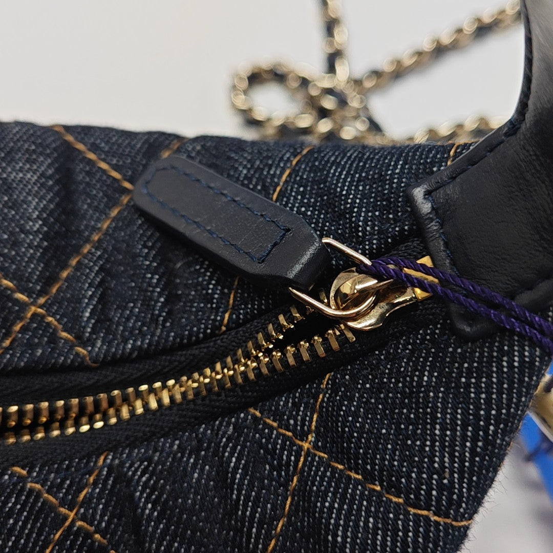 HOBO Quilted Denim Blue