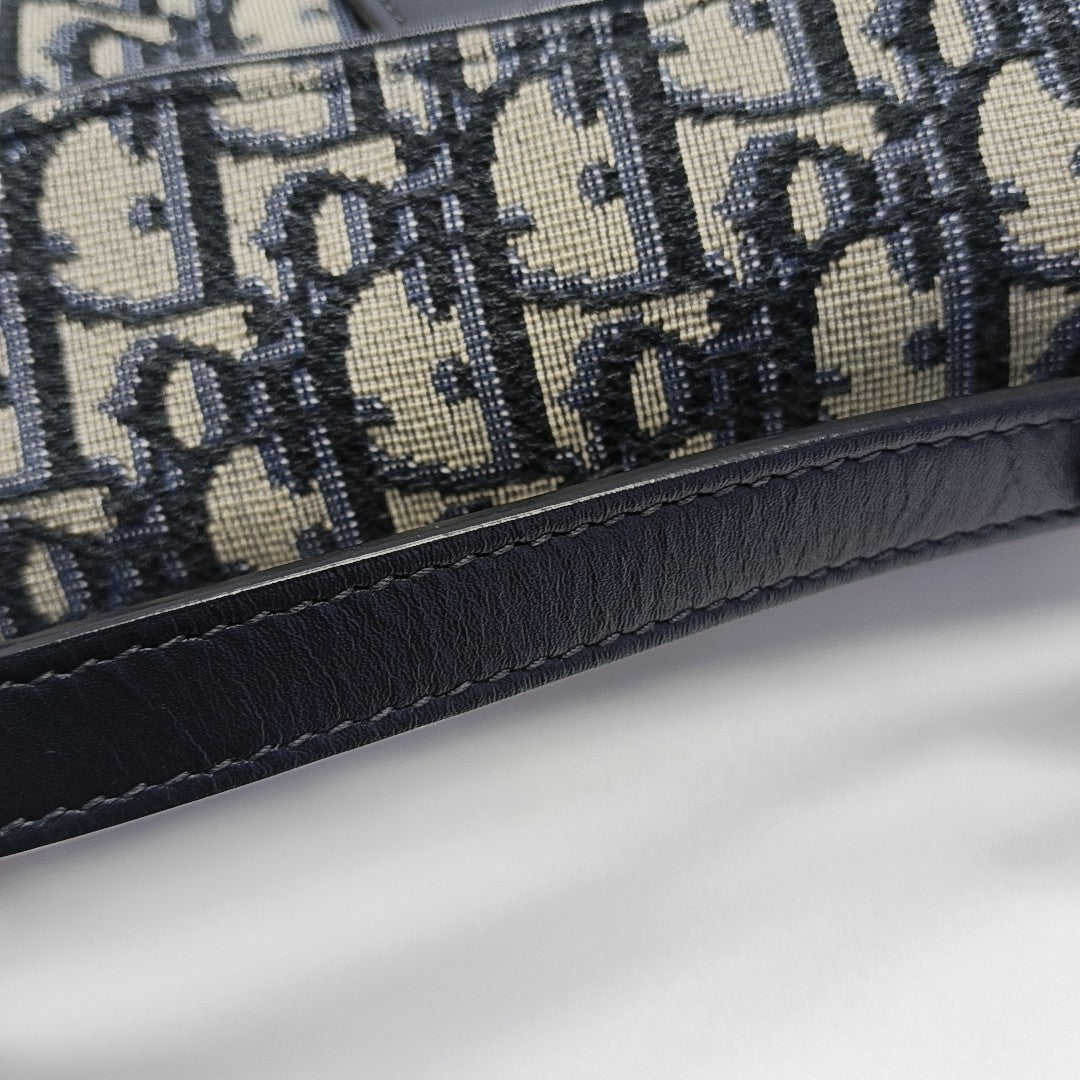 Saddle Mini Oblique Fabric Blue