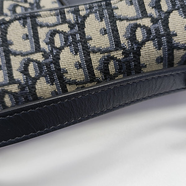 Saddle Mini Oblique Fabric Blue