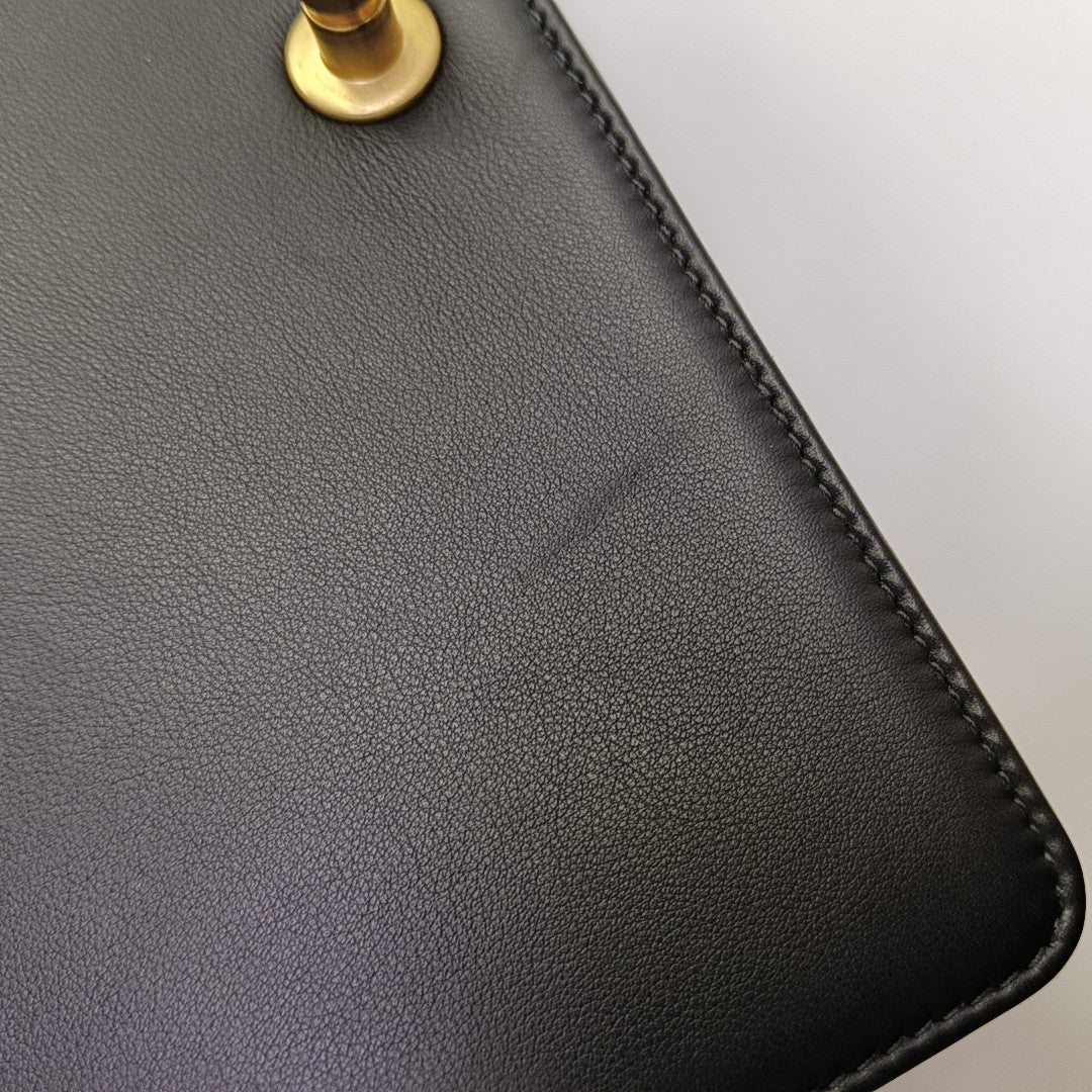 BOY CHANEL Medium Quilted Calfskin Black