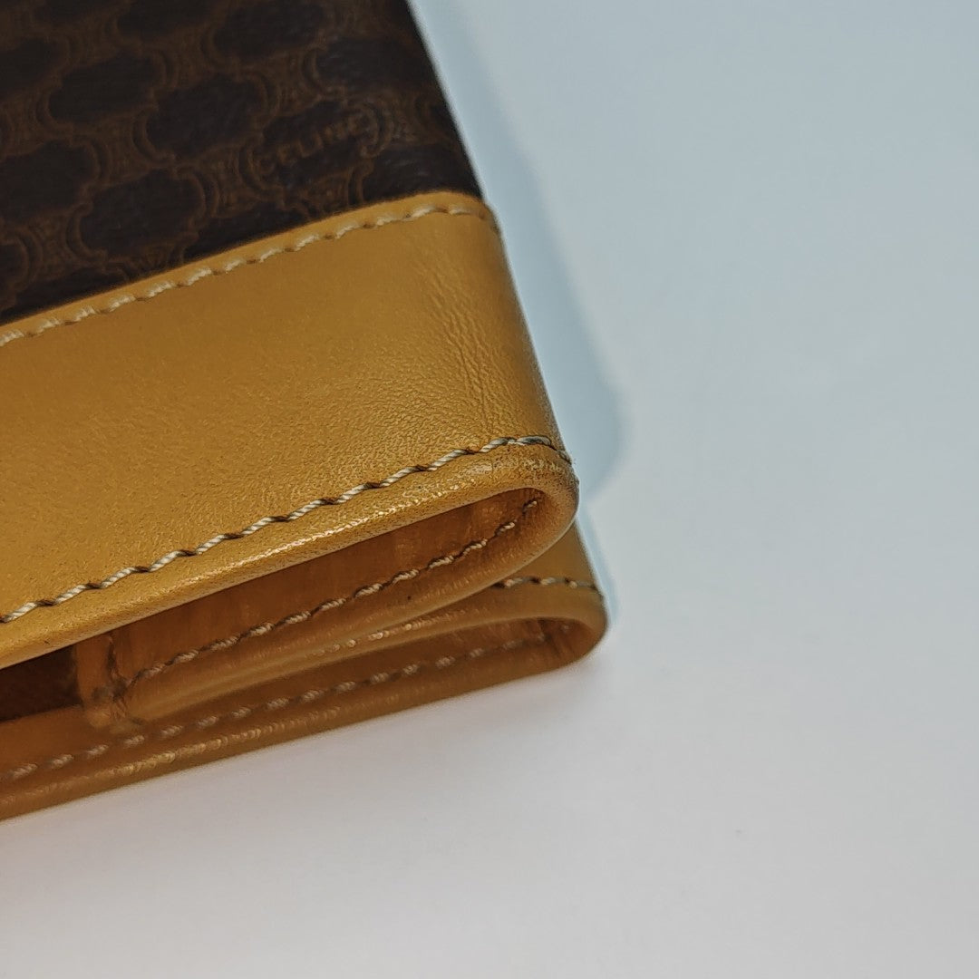 Coated Canvas Tote Bag Brown