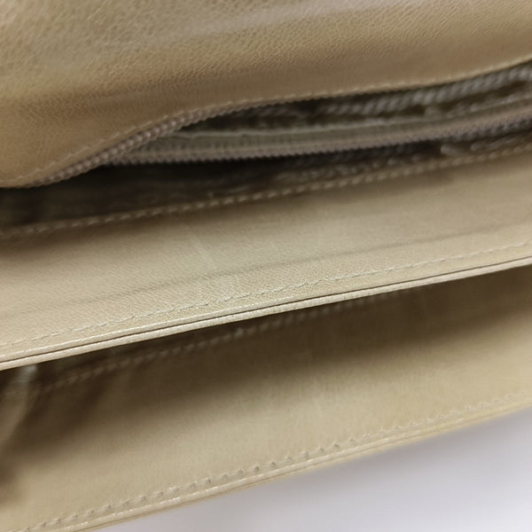 Calfskin Shoulder Bag Beige