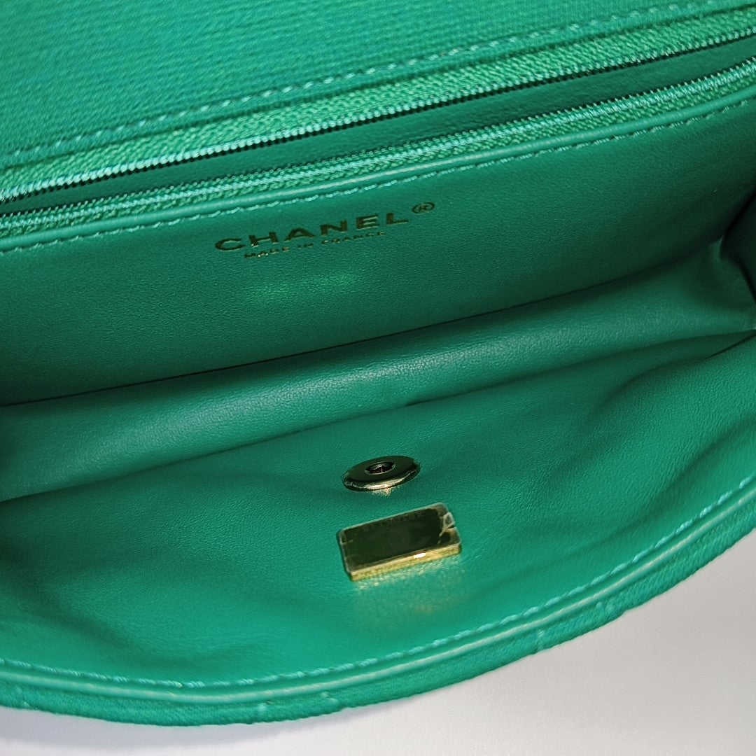 Quilted Fabric Green