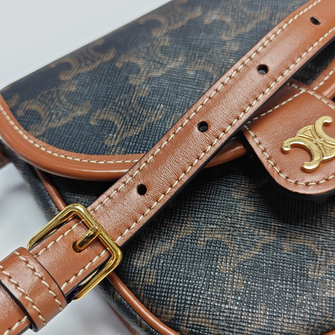 BESACE Coated Canvas Brown