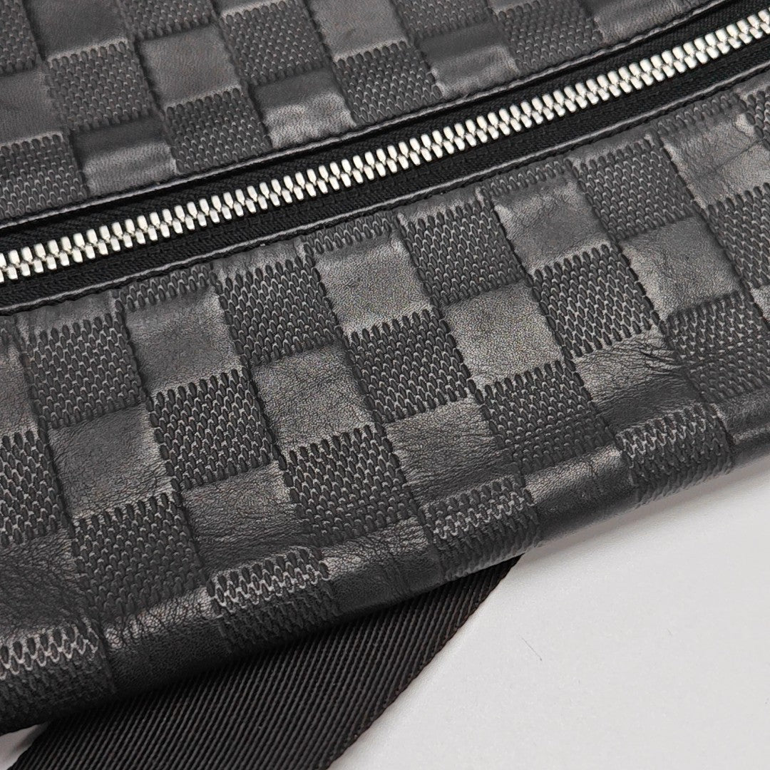 DISTRICT PM Damier Graphite Calfskin Black