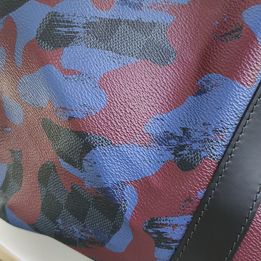 Damier Coated Canvas Shoulder Bag Multicolor