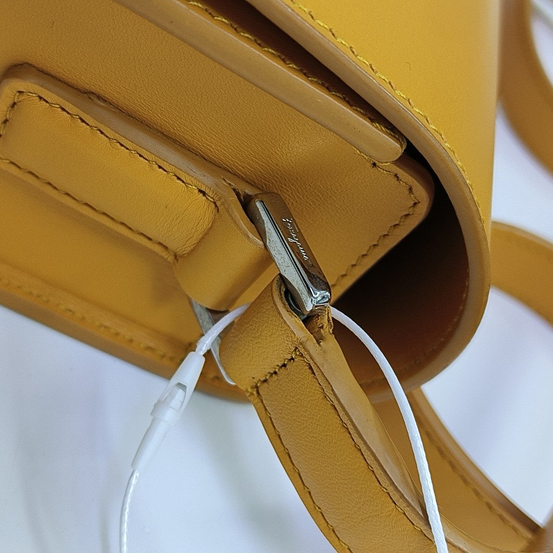 Calfskin Shoulder Bag Yellow