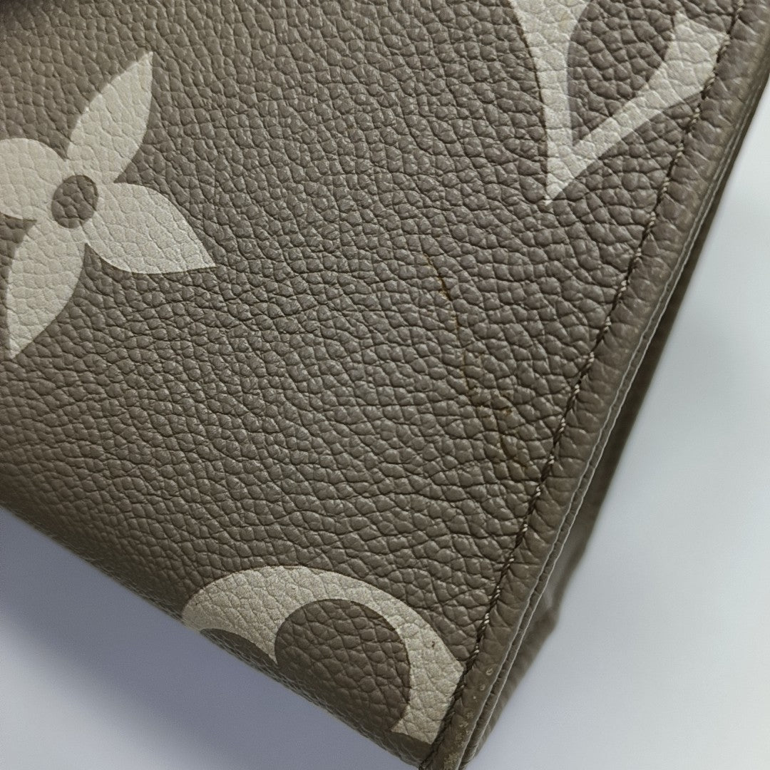 ONTHEGO PM Monogram Calfskin Gray
