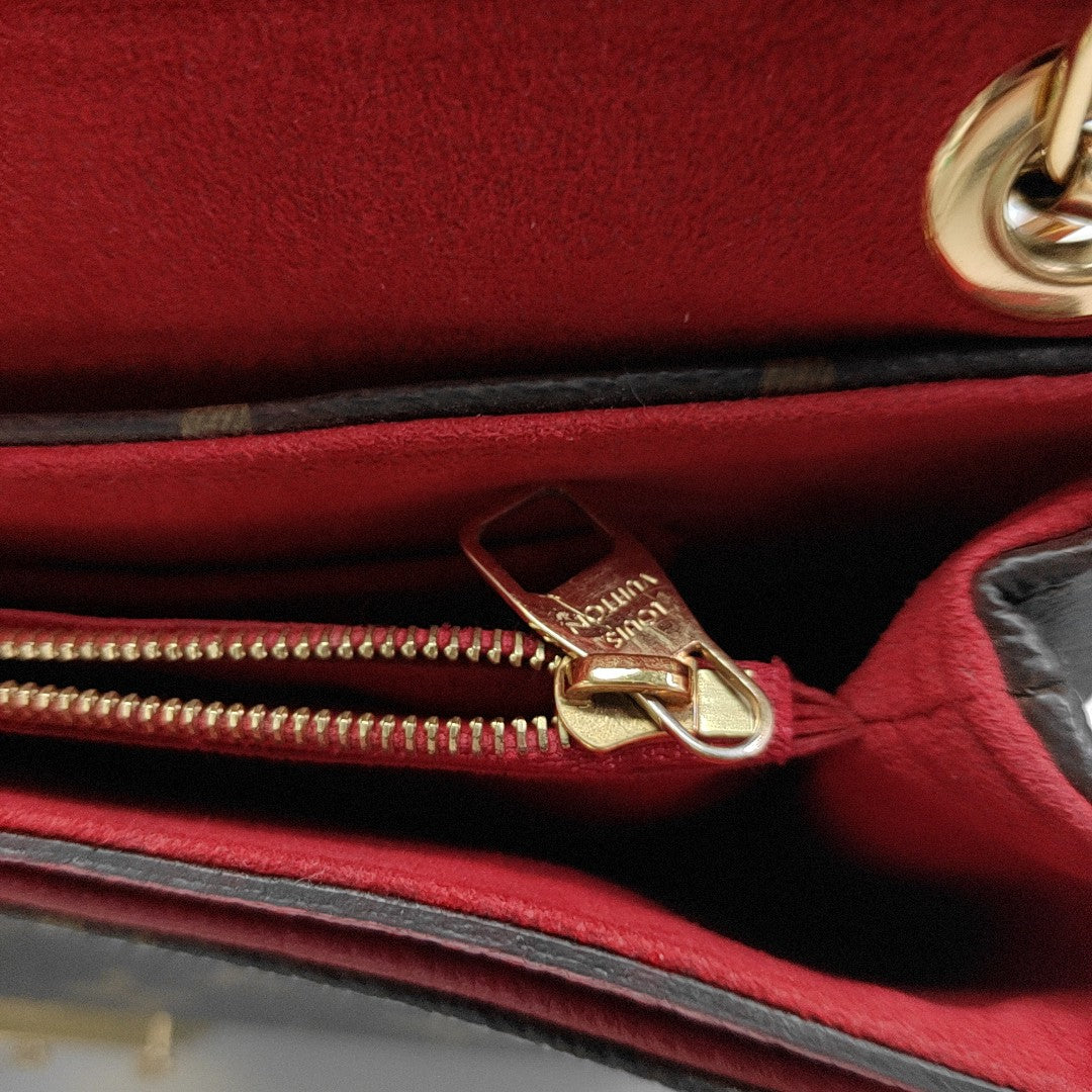 PALLAS BB Monogram Coated Canvas Brown