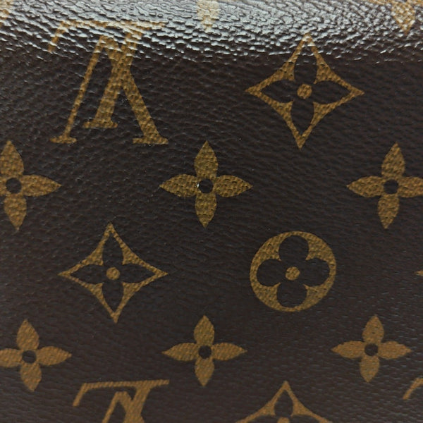 FLORE Monogram Coated Canvas Brown