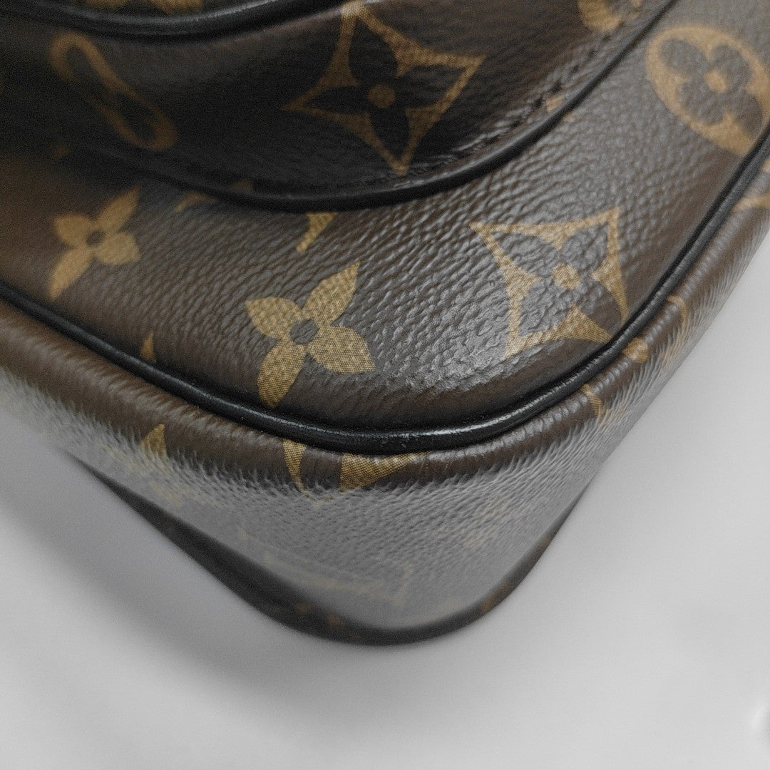 PASSY Monogram Coated Canvas Brown